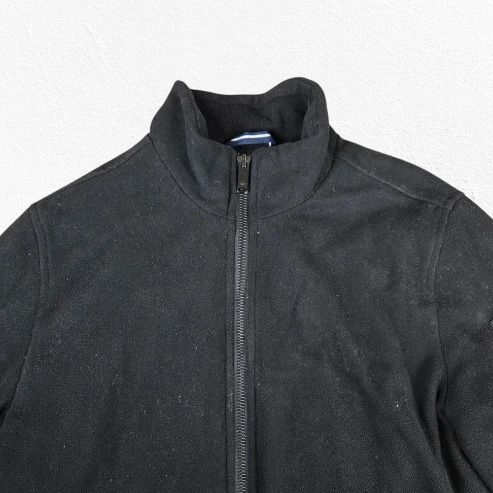 Dockers Black Insulated Mock Neck Full Zip Heavy Winter Jacket Size Medium